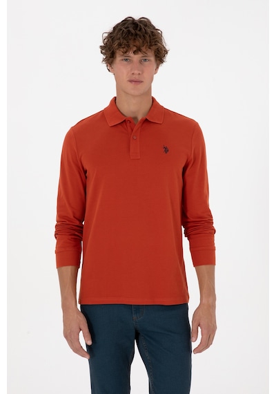 U.s. Polo Assn. Erkek Kiremit Sweatshirt 50307688-vr031 Kiremit