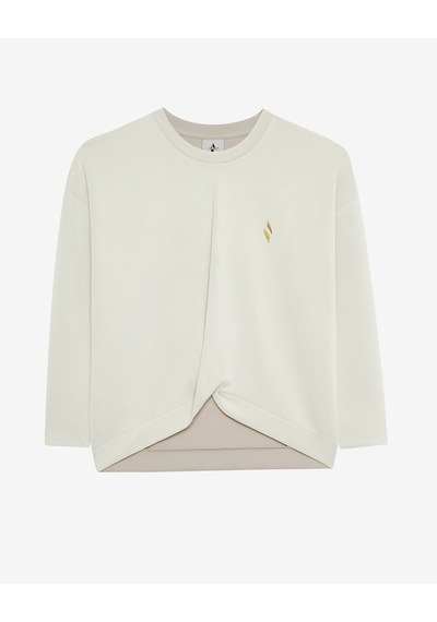 Skechers W Soft Touch Crew Neck Sweatshirt Kadın Gri Sweatshirt S242152-013