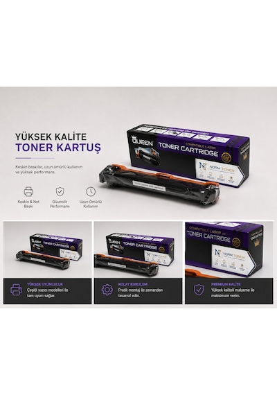 Hp W2032x 415x / Cf415x Muadil Toner Çipli Sarı 6.000 Sayfa - M455dn, M480f, E45028dn