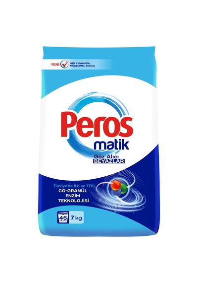 Peros Beyazlara Özel Toz Çamaşır Deterjanı 7 KG