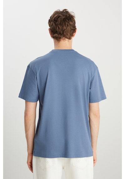 Wrangler Erkek T Shirt W7nm203877 223 Açık Mavi Açik Mavi