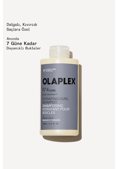 No.4 Curl Bond Shaper Dalgalı Kıvırcık Saçlar İçin Bukle Belirginleştirişi Ve Nemlendirici Şampuan