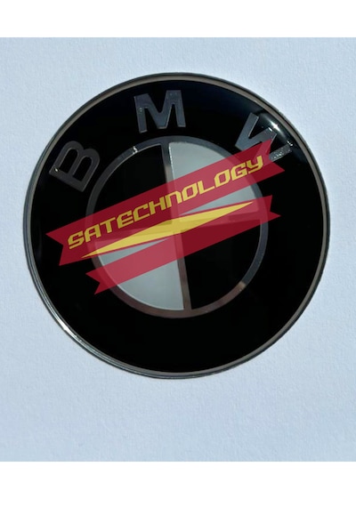 Bmw Direksiyon Logo 45mm Siyah Beyaz