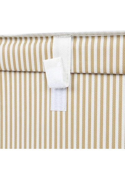 Çok Amaçlı Düzenleyici Kapaklı Sandık Tipi Kutu Hurç Organizer 3 Lü Set Kahverengi, Maxi 50 X 40 X 30 Diğer
