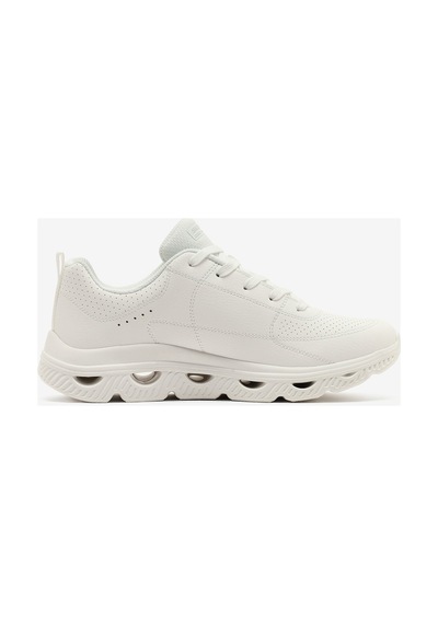 Skechers Bobs Arc Waves - Easy Fıt Kadın Beyaz Spor Ayakkabı 117177 Wht siyah