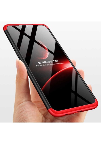 Realme 5 Kılıf Zore Ays Kapak Gold