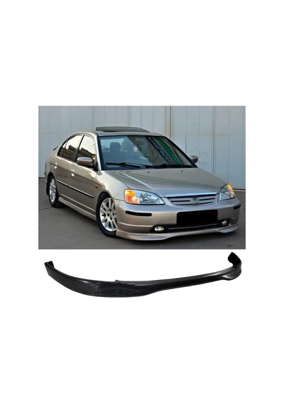 Honda Civic Vtec 2 Typer Ön Ek Karlık Mat Siyah Plastik 2001 2002 2003 Makyajsız Kasa Karlık+bodykit+ek