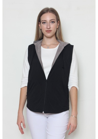 Cottoncool Kadın Içi Polar Yelek Siyah