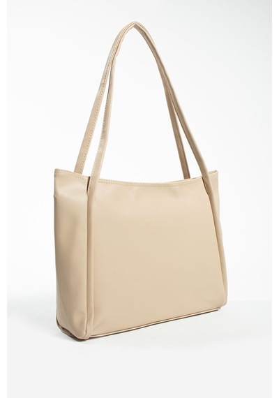 Nou Çift Saplı Salaş Model Vintage Shopper El Ve Omuz Çantası