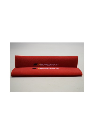 Emniyet Kemer Pedi Takım Kırmızı Renk Sport Yazılı