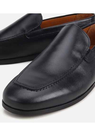 Hotiç Erkek Deri Siyah Yumuşak Dokulu Klasik Loafer