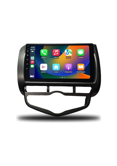 Redhat Honda Jazz Android Carplay Multimedya 2002-2008 Dijital Klima 6gb Ram + 128gb Hafıza + 8 Çekirdek