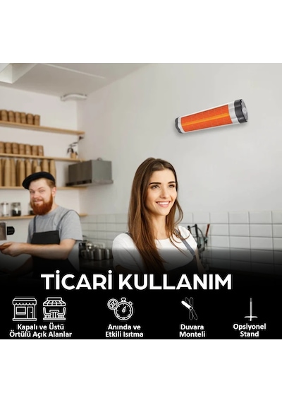 Ufo S/19 1900 W Duvar Tipi Isıtıcı