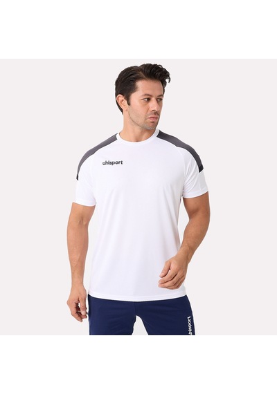 Beyaz - Antrasit Uhlsport Erkek Futbol T-shirt Energy Training 1101805 Beyaz