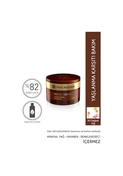 Yves Rocher Riche Creme - Besleyici Yenileyici Gündüz Kremi - 50 ML