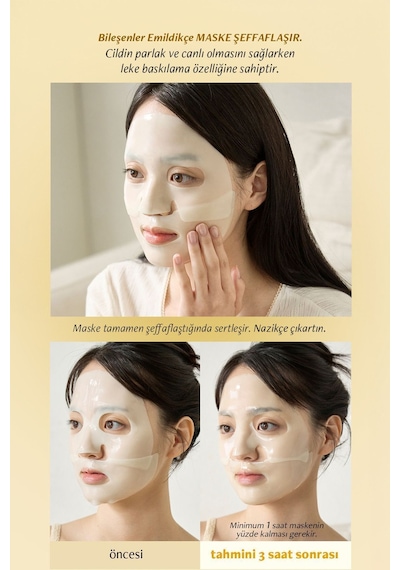 Luvum Şeffaflaşan Kore Maske Yuja Aydınlatıcı Calming Repair Yuja Gel Mask16 ML
