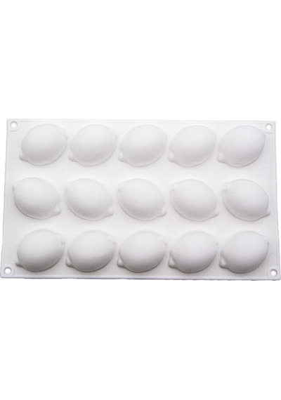 Tahtakale Toptancı 3d Meyve Limon Şekilli Silikon Kalıp Pasta Kek Ve Çikolata Kalıbı 15 Li Çok Renkli