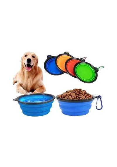 Katlanabilir Kedi Köpek Mama Su Kabı