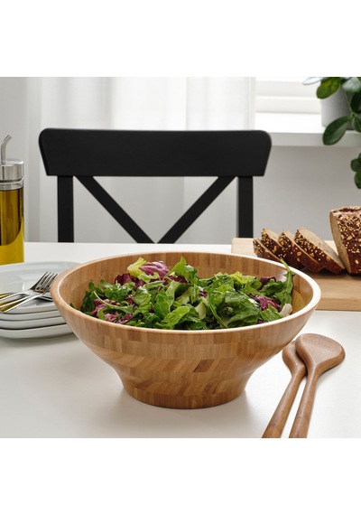 Ikea Gronsaker Bambu Servis Kasesi 28 Cm Tek Parça