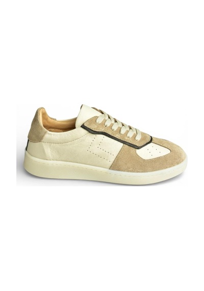 Fox Shoes Y555201403 Bej Hakiki Deri Kadın Spor Ayakkabı Sneakers Bej