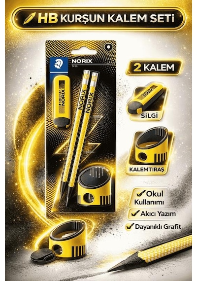Staedtler 181 Sbk2-1 Norıx Kurşun Kalem Silgi Kalemtıraş Seti Çok Renkli