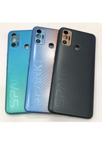 Tecno Spark 7t Kf6p Kasa Arka Kapak Pil Kapağı - Mavi