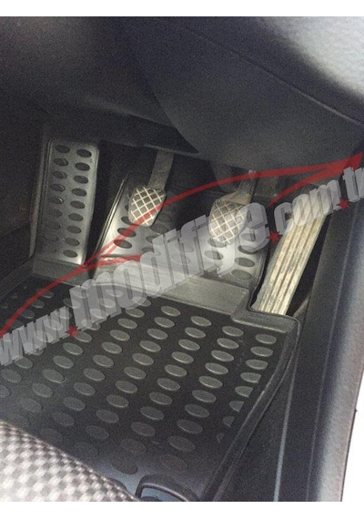 Volkswagen Passat B7 Kasa Araç Içi Havuzlu Koruma Paspası 3D 2014