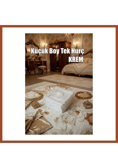 Bezos Çeyizlik Küçük Tek Hurç Çiçekli, Kadife Tek Hurç Çeyizlik Dantelli Hurç, Küçük Boy Hurç Pro Çok Renkli