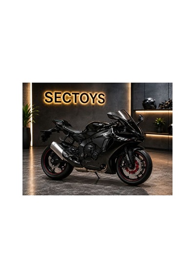 1:12 Ölçek Yamaha Yzf-r1 Model Diecast Motosiklet Kutulu Lisanslı Yamaha Yzf-r1 Siyah