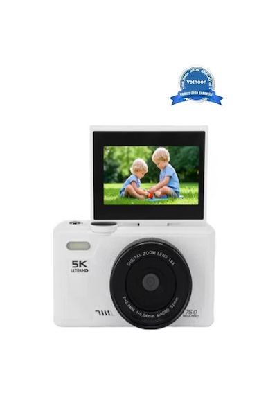 5k 75mp Hd Dijital Kamera 18x Dijital Zoom, Flaşlı,3.0 İnç E