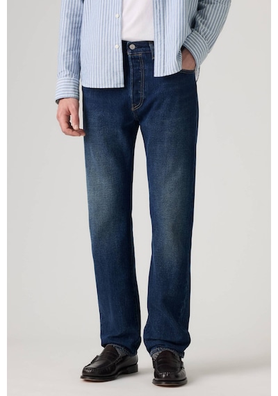 Levi's 501 Erkek Original Terra Linda Dark Indigo Jean-16452 Mavi