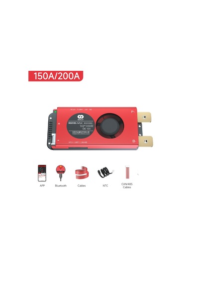Daly Smart Bms 8s 24v 200a Lifepo4 Bluetooth Batarya Yönetim Ünitesi