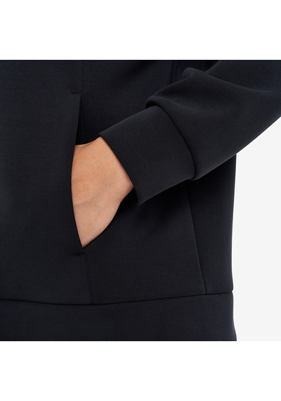 Lescon Siyah Kadın Fermuarlı Kapüşonlu Sweatshirt 26n-2103