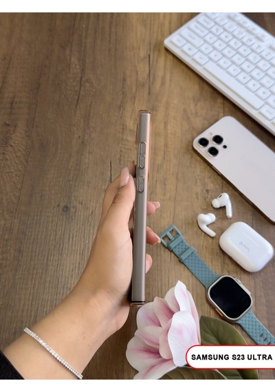 Samsung Galaxy S23 Ultra Uyumlu Mat Sert Klein Kılıf Çok Renkli