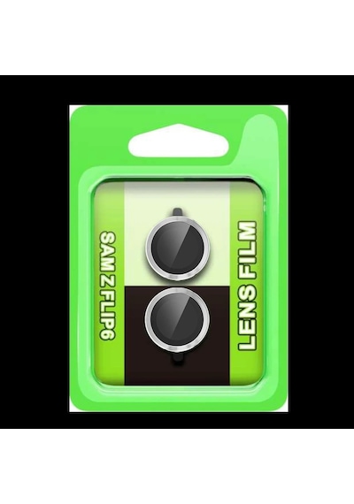 Samsung Uyumlu Galaxy Z Flip 6 Raze Metal Kamera Lens - Gümüş Renkli 92193246