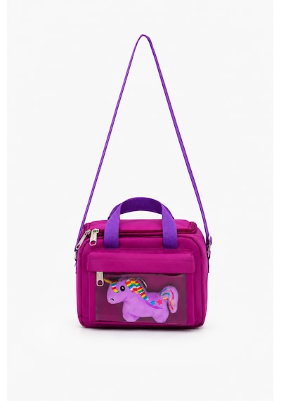 Quovo Kawaii Kore Tarzı Full Aksesuarlı Yerli Günlük Okul Çantası Kız Erkek Beslenme Kalemlik Çanta Seti Mor