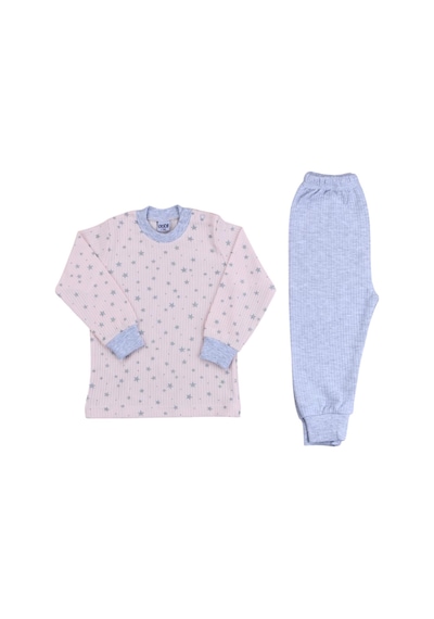 Sebi Bebe Yıldızlı Pijama Takım 9192 Pembe