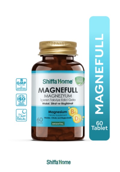 Shiffa Home Magnefull 60 Tablet Magnezyum İçeren Takviye Edici Gıda