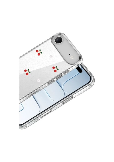Newface Apple İphone 17 Air Fiyonk Desenli Kapak - Desen 9 Şeffaf