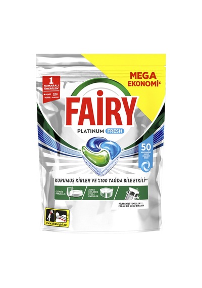 Fairy Platinum Fresh Tablet 50'li 745 G Tarı
