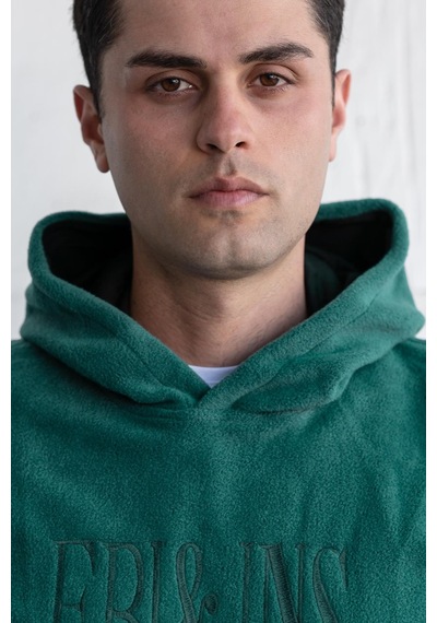 KAPŞONLU SLİMFİT POLAR ERKEK SWEATSHİRT
