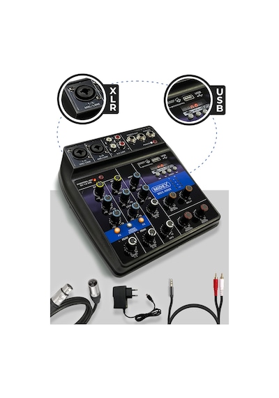 Midex Mx-2020 Solo Mix Condenser Mikrofon ve Kayıt Mixer Seti