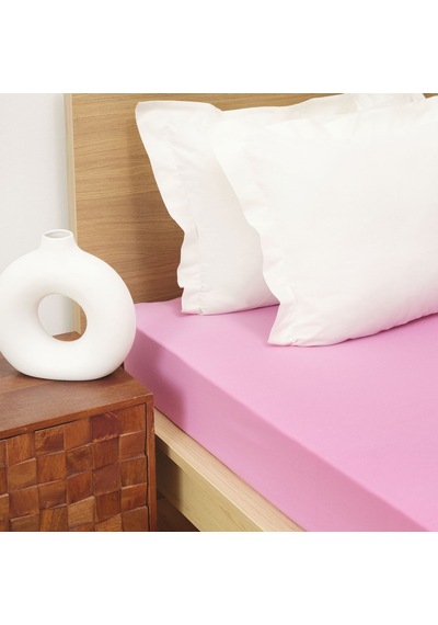 Karaca Home Fuşya Penye Tek Kişilik Fitted Çarşaf