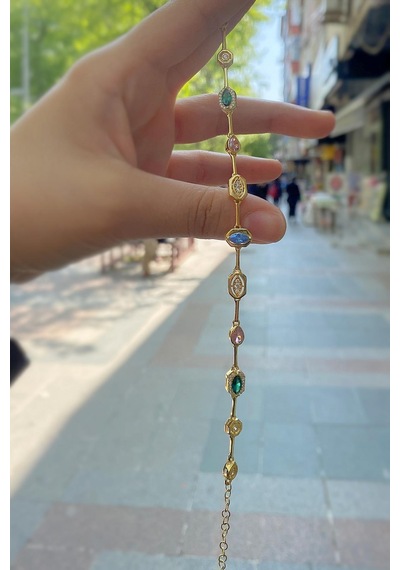 Gümüş Renkli Taşlı Bileklik Hr447541a9 Diğer