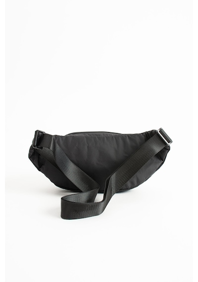 Özer-6036 Sanmorris Unisex Paraşüt Kumaş Koyu Gri Suya Dayanıklı 3 Bölmeli Siyah