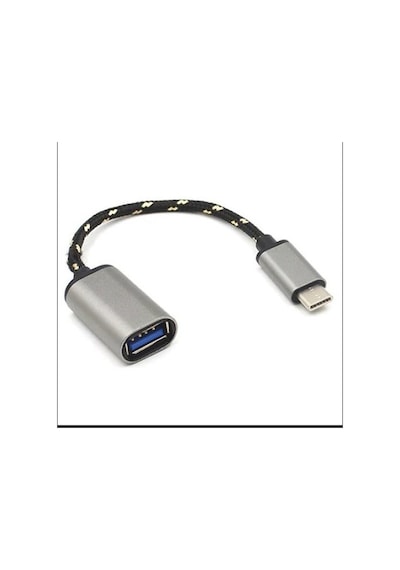 Usb Kablo - Otg - 3.1 Type-C Erkek - 3.0 Dişi - 20 Cm