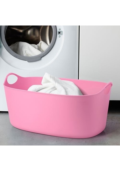 Ikea Torkıs Çamaşır Sepeti, Pembe, 35 Lt