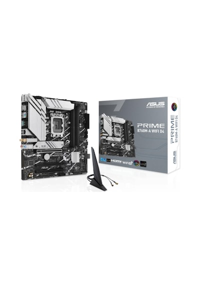 Asus Prime B760M-A WIFI D4 Intel B760 5333 MHz (OC) DDR4 Soket 1700 mATX Anakart