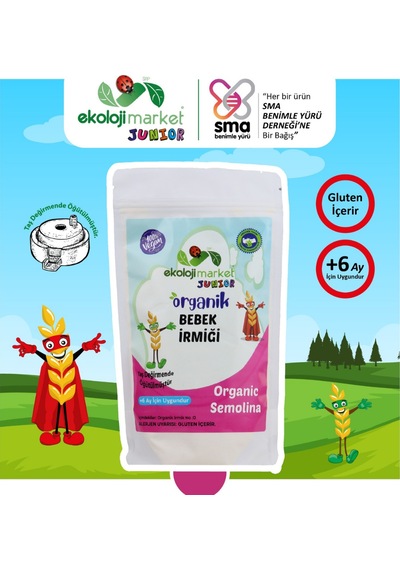 Ekoloji Market Organik Bebek İrmiği 250 gr