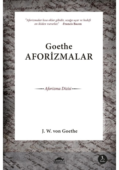 Goethe  Aforizmalar